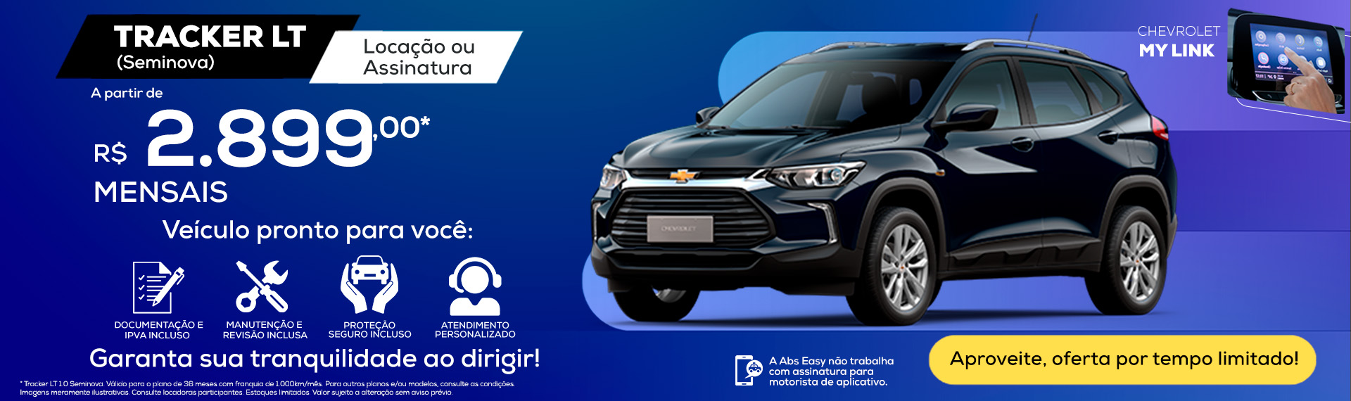 Tracker LT seminova por Assinatura