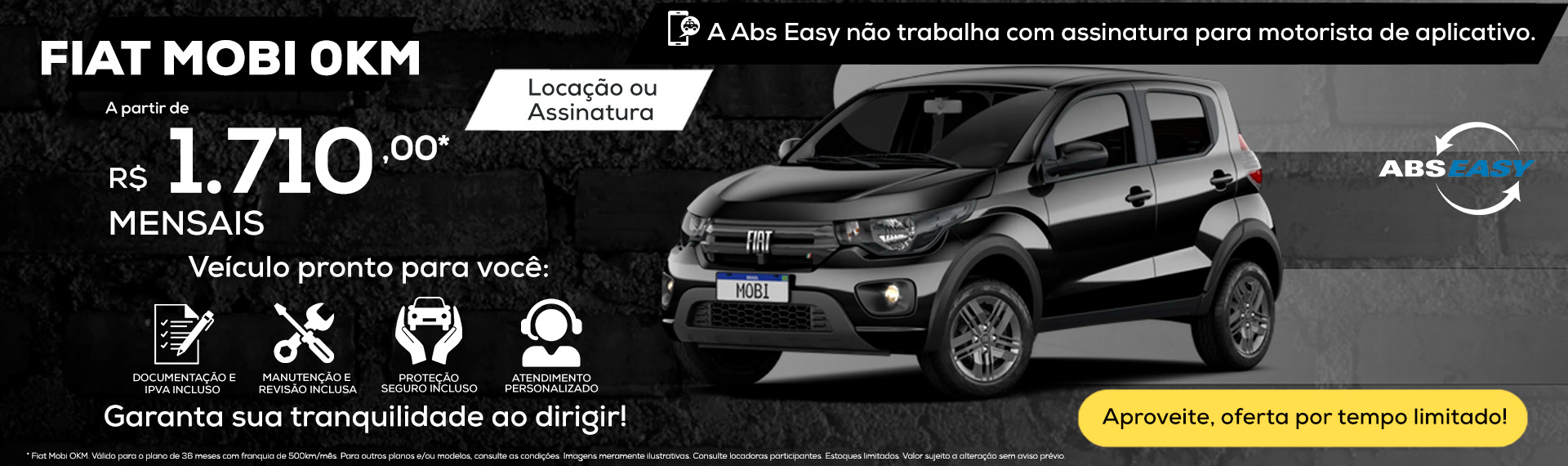 Fiat Mobi 0KM por Assinatura