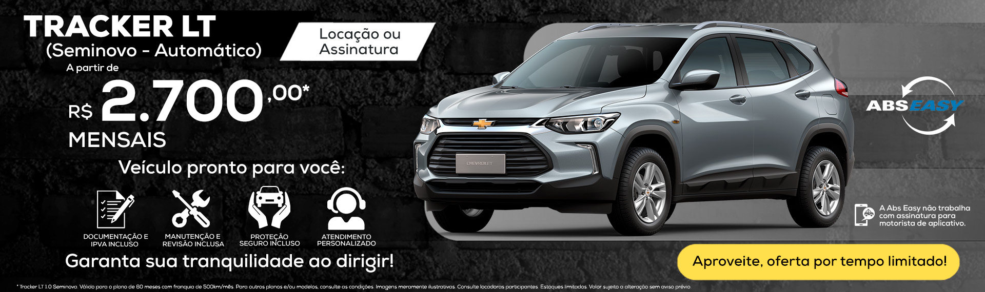 Tracker LT seminova por Assinatura