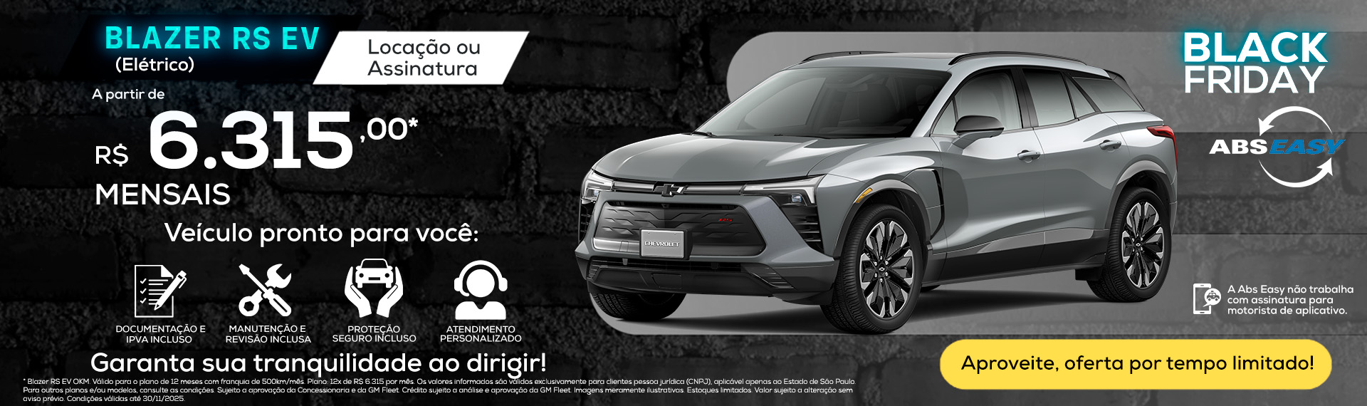 Blazer EV RS (Elétrico) por Assinatura